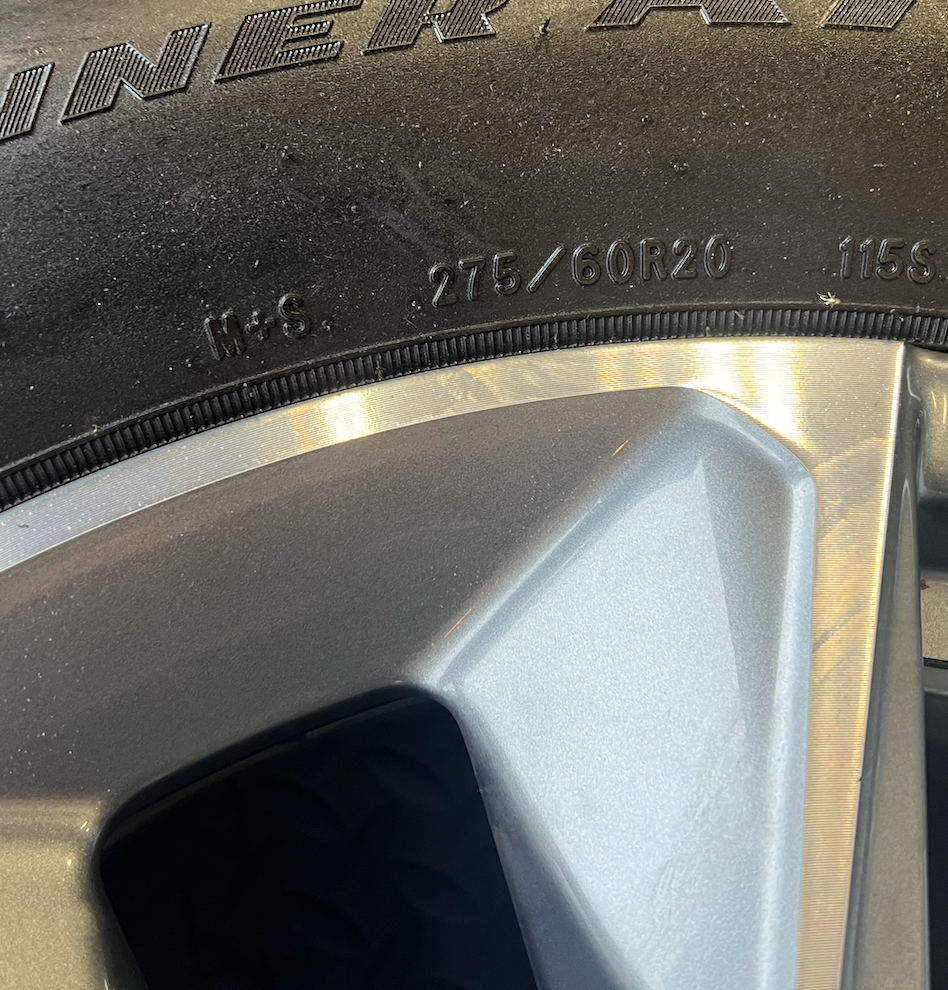 Machined Chevrolet Silverado 1500 RST OEM 20” Wrapped in Goodyear Wrangler TrailRunner A/T 275/60R20