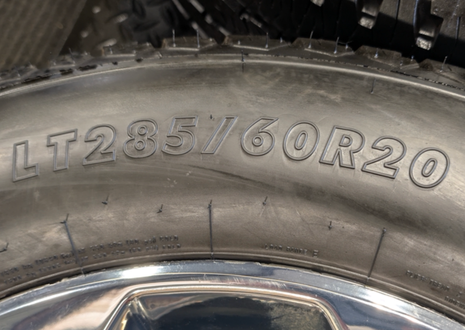 Chrome Ford F-150 OEM 20” Wrapped in Firestone Transforce A/T LT285/60R20