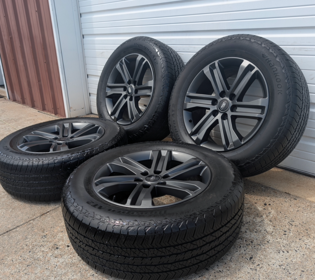 Gray Ford F-150 XLT Sport / Lariat Sport OEM 20” Wrapped in Hankook Dynapro AT2 275/60R20
