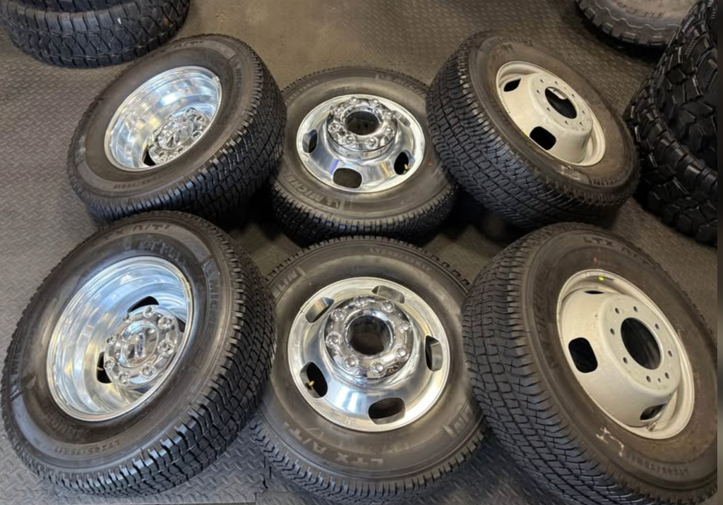 NEW 2026 Ford F-350 Dually OEM wheels & tires (8x200)