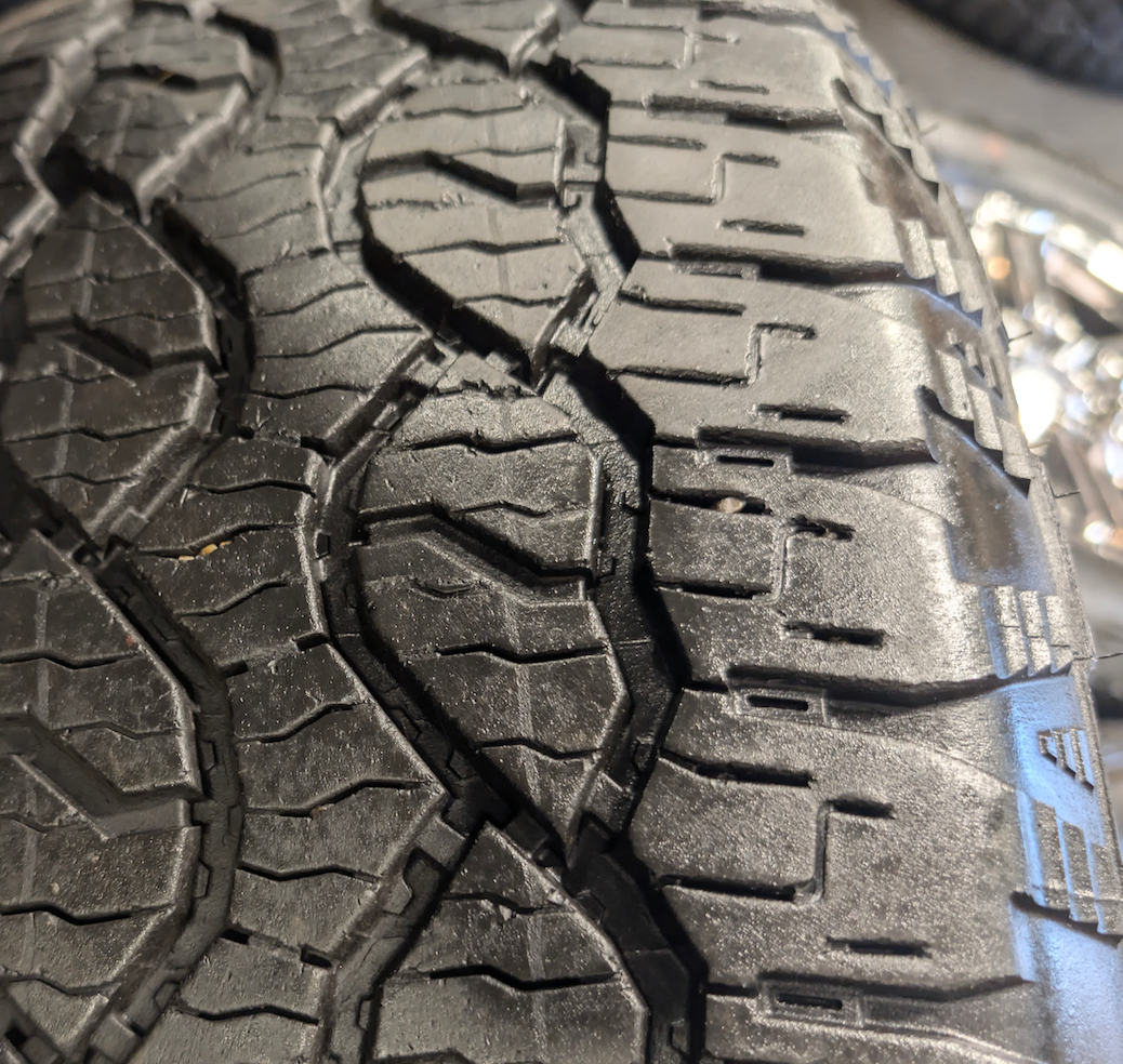 Chrome Ford F-150 OEM 18” Wrapped in Goodyear Wrangler Territory A/T 275/65R18
