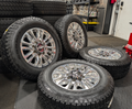 Polished Chevrolet Silverado 2500HD / 3500HD LTZ / High Country OEM 20” Wrapped in Goodyear Wrangler TrailRunner A/T LT275/65R20