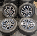 Chrome Ford F-150 OEM 20” Wrapped in Hankook Dynapro AT2 275/60R20