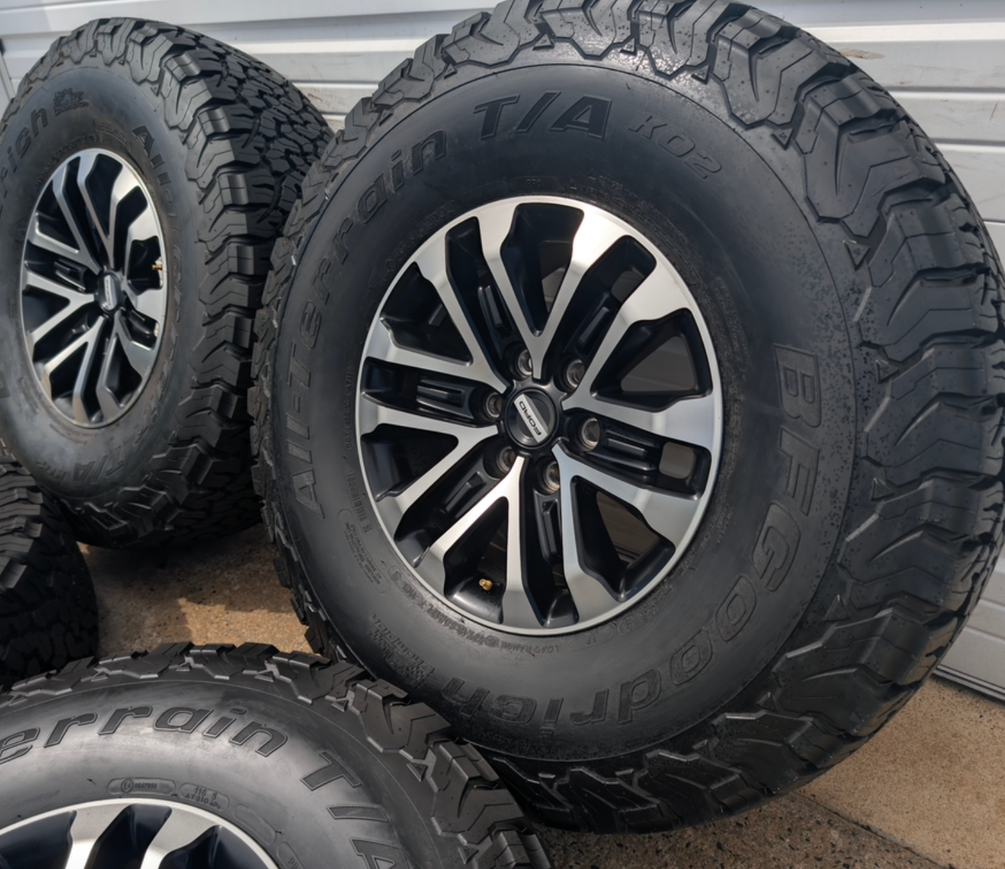 Machined Ford F-150 Raptor OEM 17” Wrapped in BFGoodrich All-Terrain T/A KO2 37x12.50R17LT
