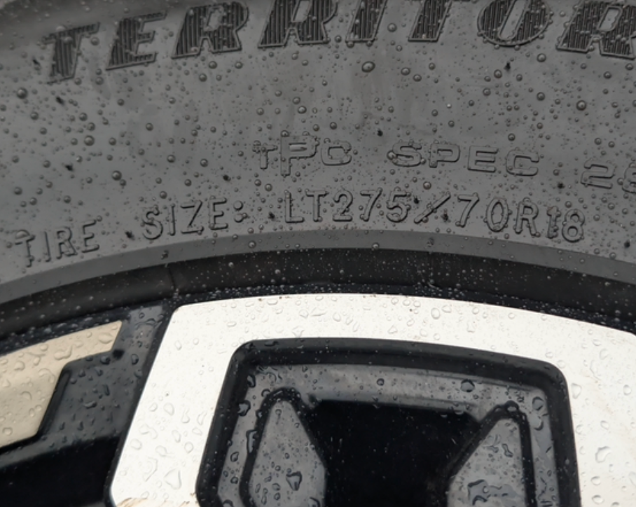 Machined Chevrolet Silverado 1500 ZR2 OEM 18” Wrapped in Goodyear Wrangler Territory M/T LT275/70R18