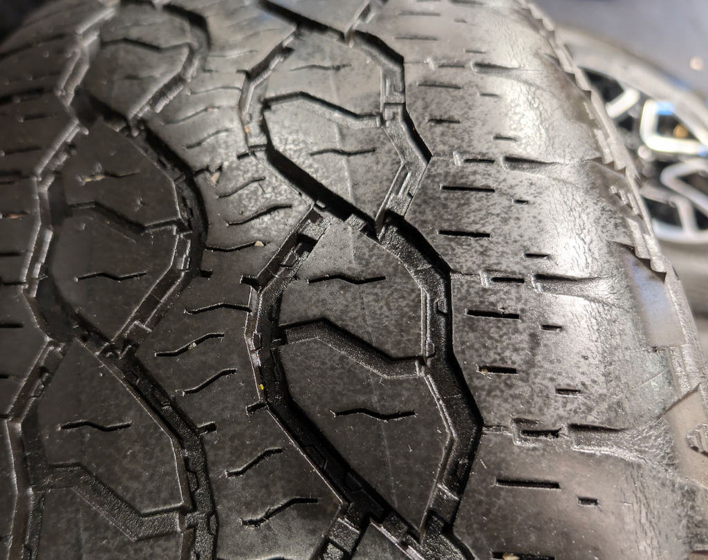 Machined Ford F-150 FX4 Off-Road OEM 18” Wrapped in Goodyear Wrangler Territory A/T 275/65R18