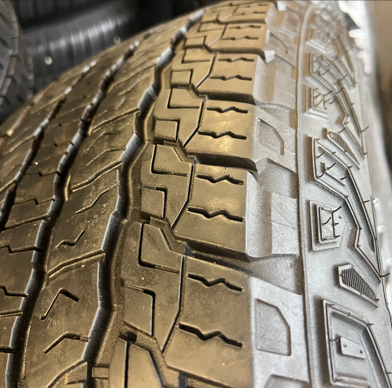 OEM 20” Machined Wheels wrapped in Goodyear Wrangler Territory M/T tires.
