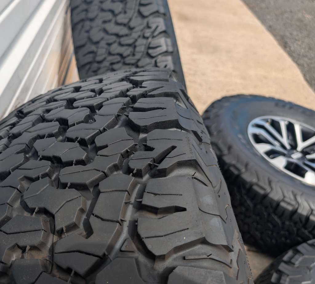 Machined Ford F-150 Raptor OEM 17” Wrapped in BFGoodrich All-Terrain T/A KO2 37x12.50R17LT
