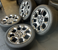 Chrome GMC Yukon Denali OEM 24” Wrapped in Bridgestone Alenza 285/40R24
