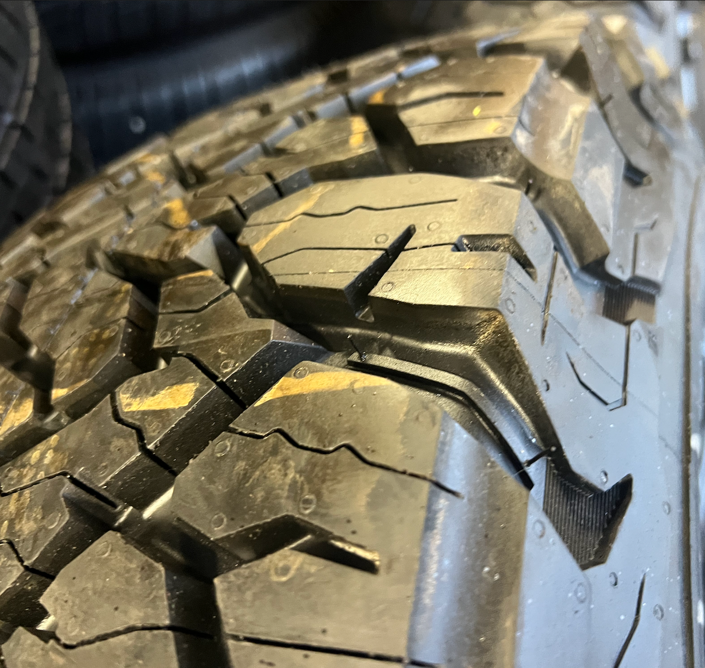 OEM 18” Black Trail Boss Wheels wrapped in BFGoodrich All-Terrain T/A tires.