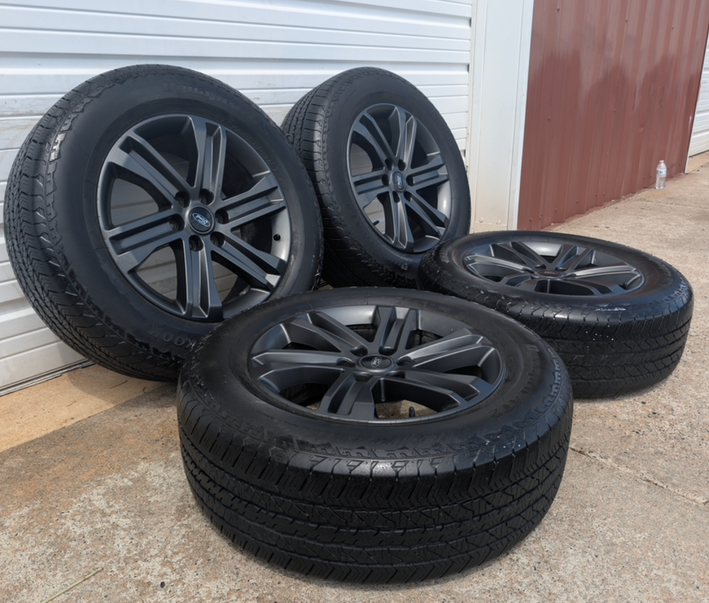 Gray Ford F-150 XLT Sport / Lariat Sport OEM 20” Wrapped in Hankook Dynapro AT2 275/60R20