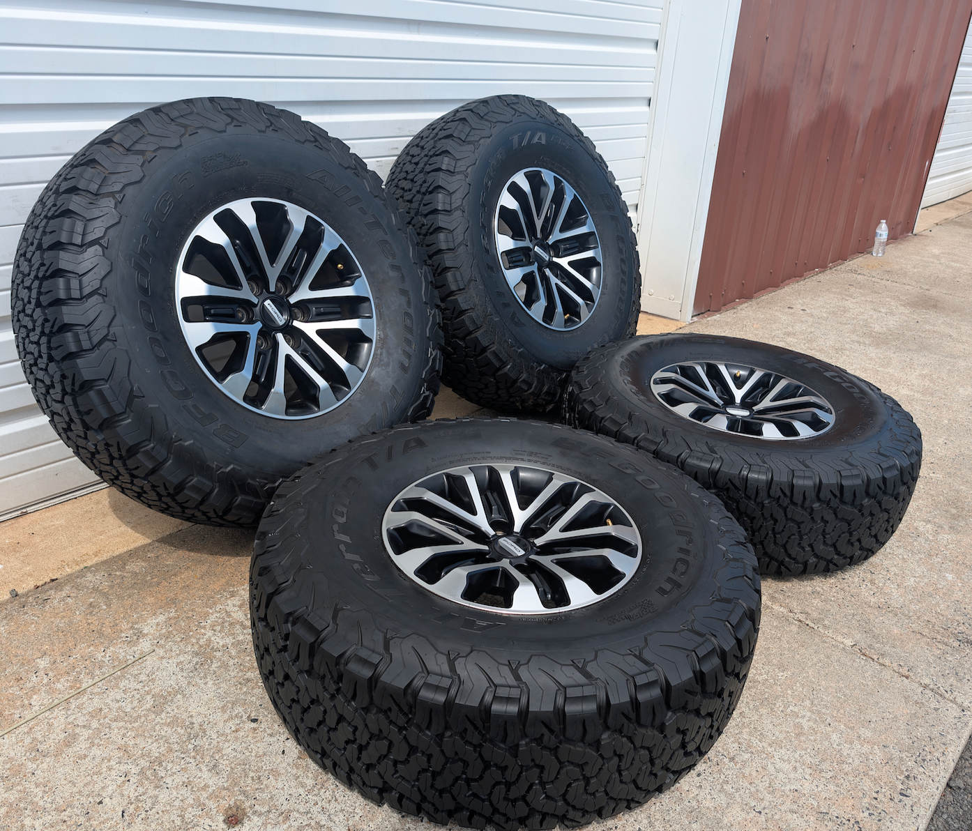 Machined Ford F-150 Raptor OEM 17” Wrapped in BFGoodrich All-Terrain T/A KO2 37x12.50R17LT