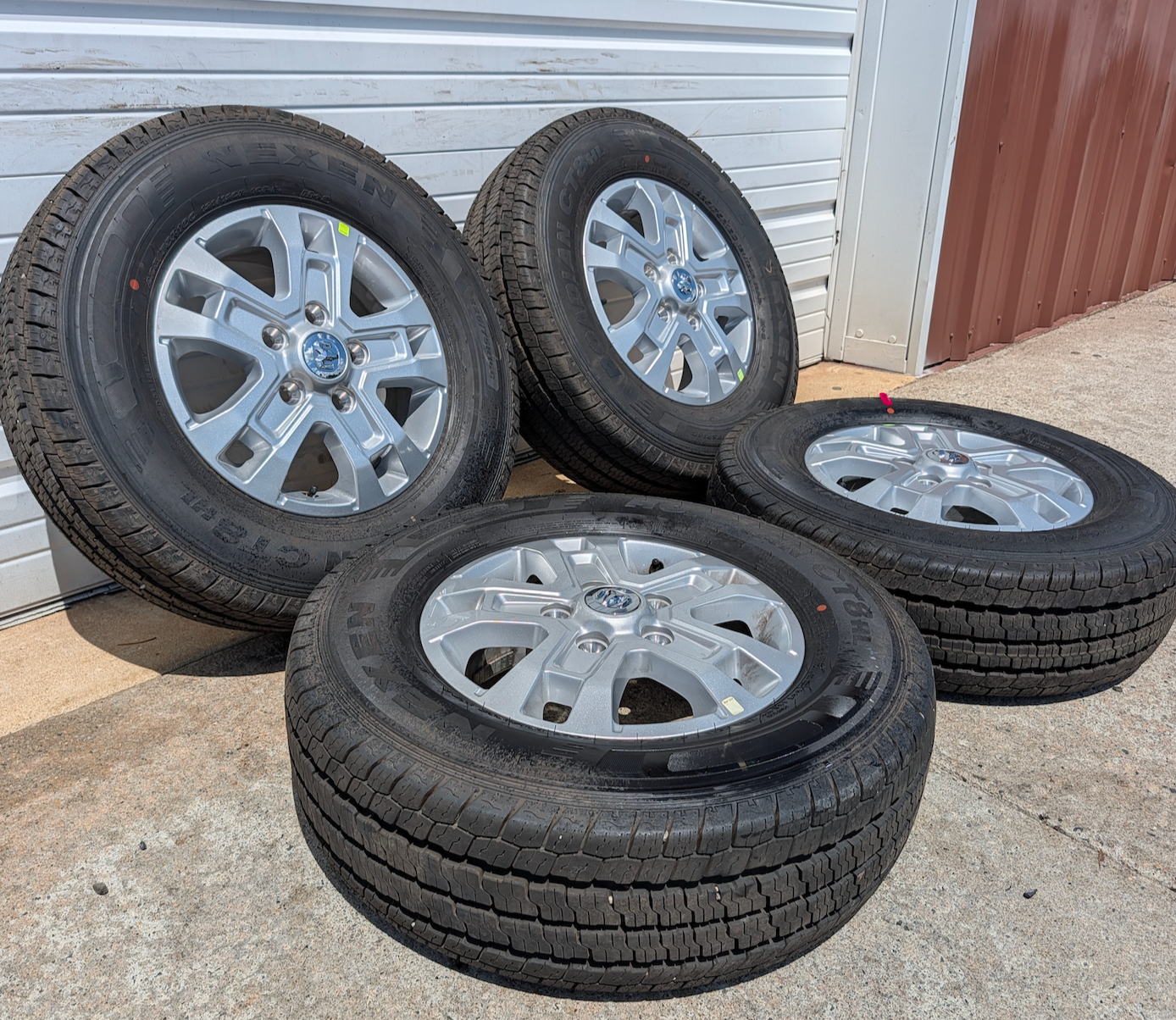 Gray Ram ProMaster 1500 / 2500 / 3500 OEM 16” Wrapped in Nexen Roadian CT8 HL 225/75R16C