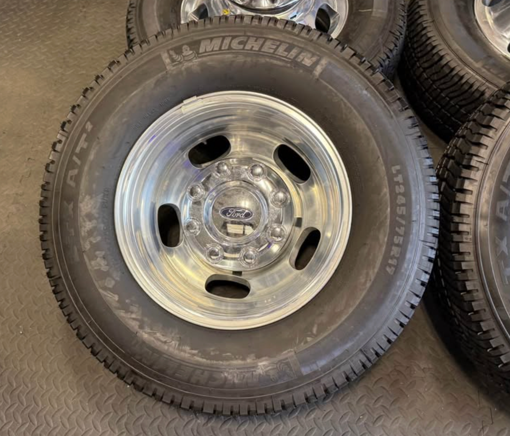NEW 2026 Ford F-350 Dually OEM wheels & tires (8x200)