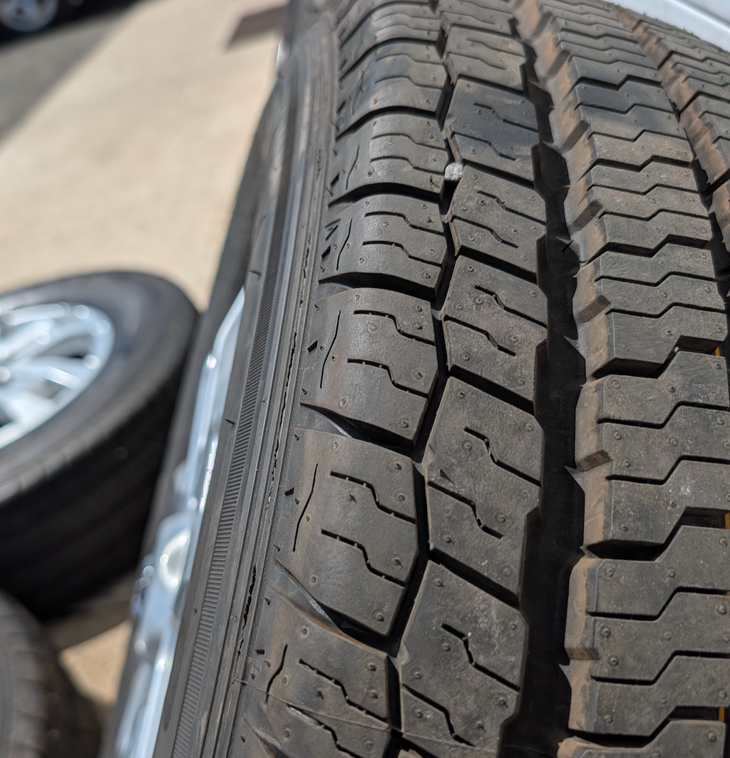 Gray Ram ProMaster 1500 / 2500 / 3500 OEM 16” Wrapped in Nexen Roadian CT8 HL 225/75R16C